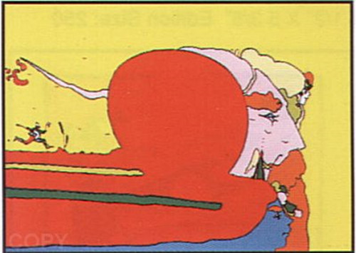 Peter max moving with - "moving,